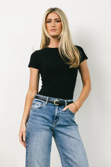 Joey Basic Top in Black