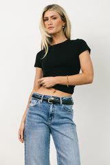 Joey Basic Top in Black