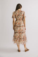 Janette Floral Midi Dress