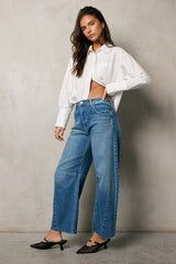 Juliette Barrel Jeans in Medium Wash