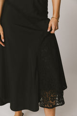 Samantha Maxi Skirt in Black