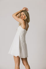 Valarie Embroidered Mini Dress