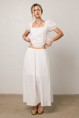 Olivia Embroidered Maxi Skirt