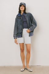 Paige Denim Jacket in Medium Wash