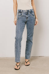 Mari Straight-Leg Jeans