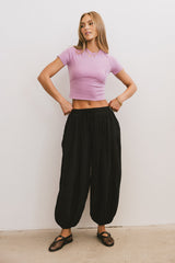 Tillie Reverse Seam Top in Orchid