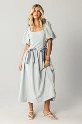 Elyse Gingham Maxi Dress