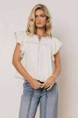Cillian Flutter Sleeve Blouse