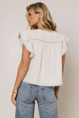 Cillian Flutter Sleeve Blouse