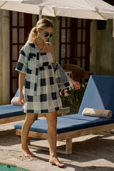 Alba Button Up in Navy