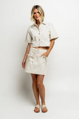 Baylor Striped Button Up