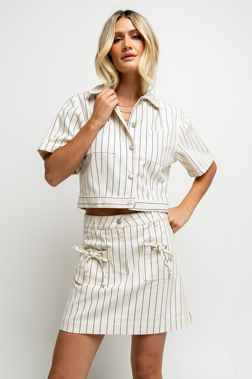 Baylor Striped Button Up