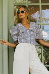 Amari Gingham Blouse