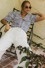 Amari Gingham Blouse