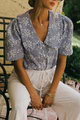 Amari Gingham Blouse