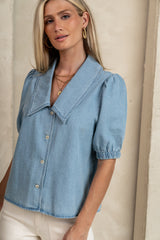 Charlie Denim Button Up