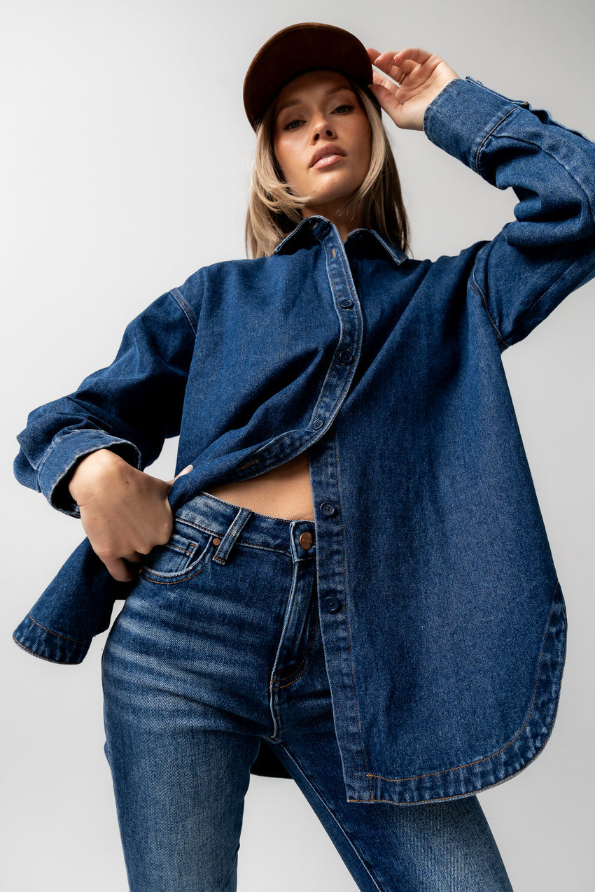 Maddy Oversized Button Up