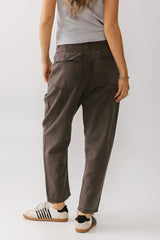 Rosie Tencel Loose Pants in Charcoal