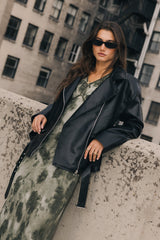 Kylie Vegan Moto Jacket