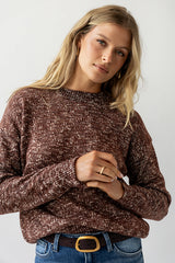 Daphne Knit Sweater in Brown