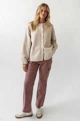 Gracie Straight Leg Pants in Brick