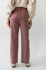 Gracie Straight Leg Pants in Brick