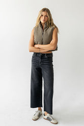 August Corduroy Vest in Sage