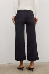 Kayden Cuffed Wide Leg Jeans