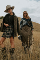 Haven Plaid Mini Skort
