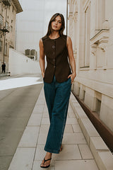 Lena Oversized Denim Pants
