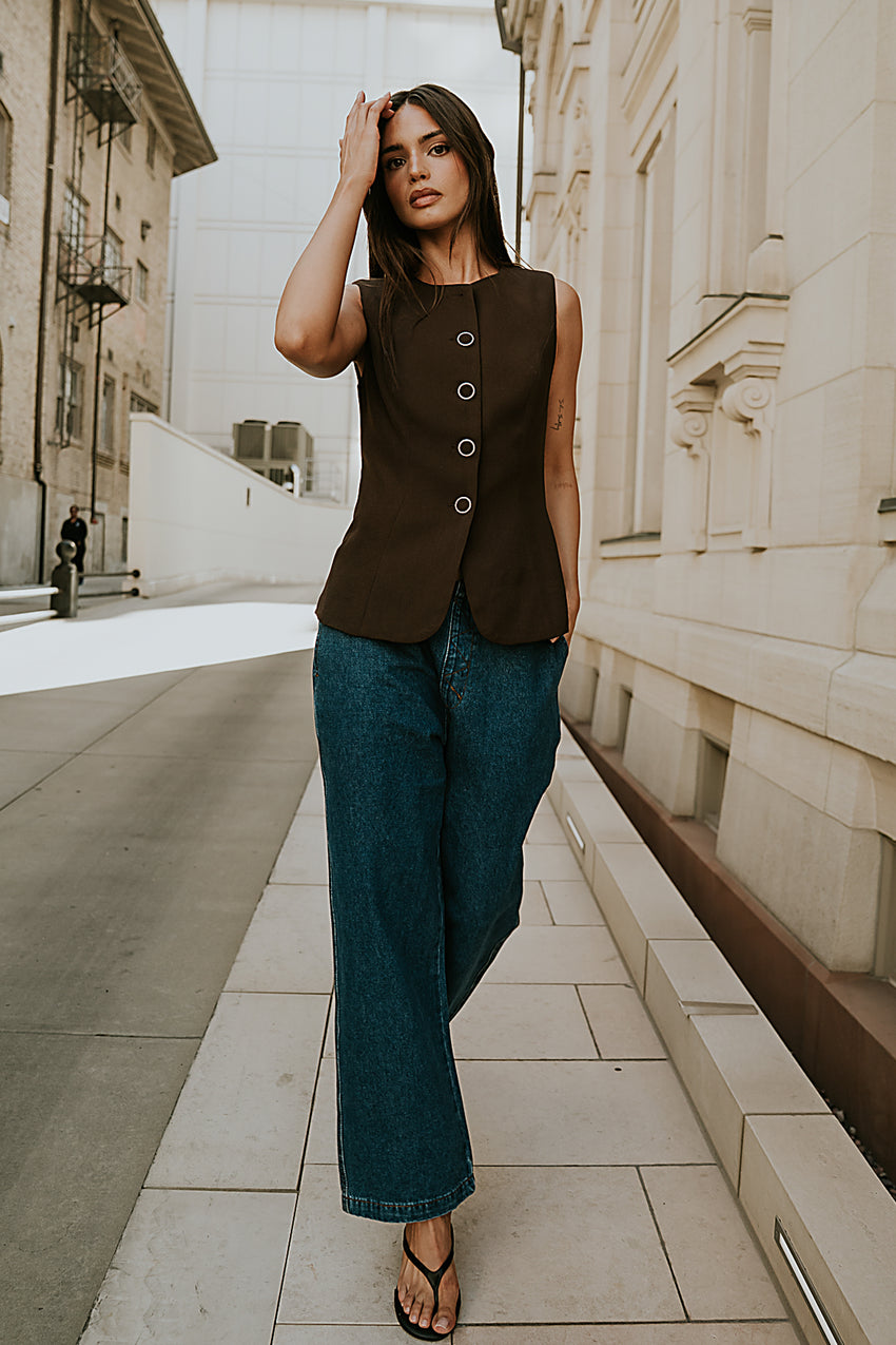 Lena Oversized Denim Pants