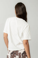 Posie Knot Tee in White