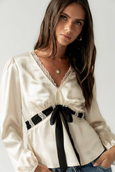 Margot Satin Blouse