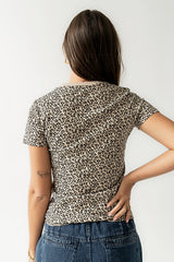 Kyah Cheetah Print Tee