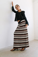 Anne Striped Maxi Skirt