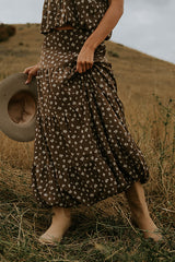 Victoria Bubble Maxi Skirt