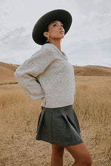 Trinity Pleated Mini Skirt