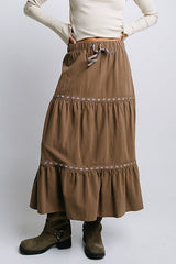 Anika Tiered Maxi Skirt