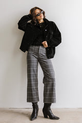 Fisher Plaid Wide Leg Pants