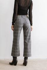 Fisher Plaid Wide Leg Pants