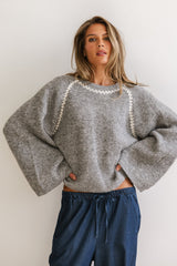 Maddy Ric Rac Knit Sweater
