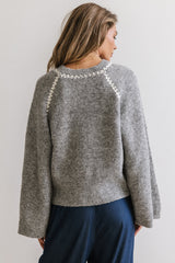 Maddy Ric Rac Knit Sweater