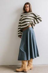 Kathy Denim Midi Skirt