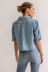 Betty Denim Button Up