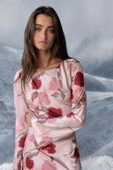 Melody Ultra Maxi Dress in Mauve