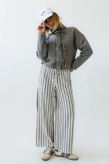 Quinn Quilted Jacket in Charcoal