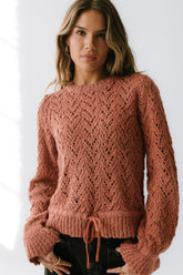 Joseph Knit Sweater in Rose