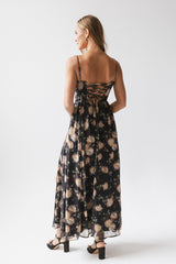 Bentley Floral Maxi Dress in Navy