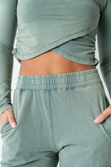 Kassie Joggers in Teal