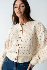 Sophie Knit Cardigan in Beige